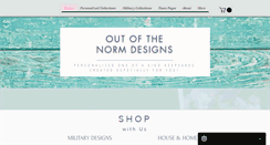 Desktop Screenshot of outofthenormdesigns.com